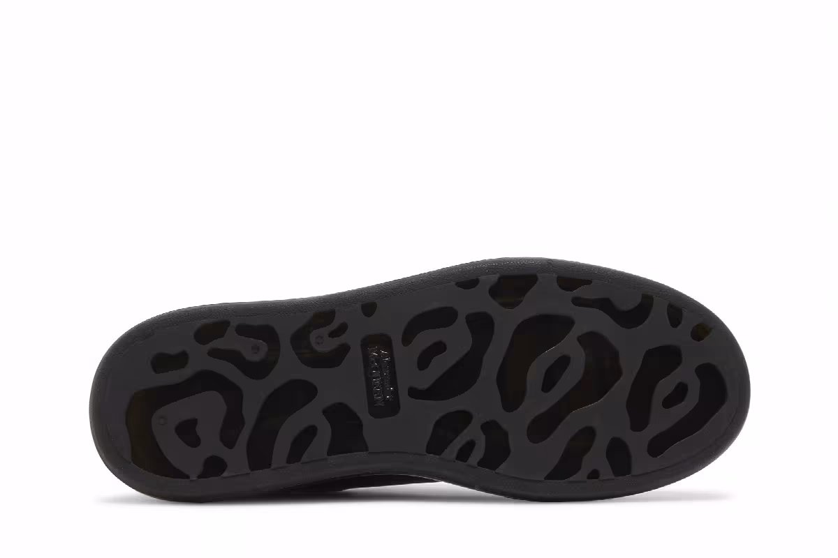 Alexander McQueen Oversized Sneaker Clear Sole - Black Pop Yellow, view 5