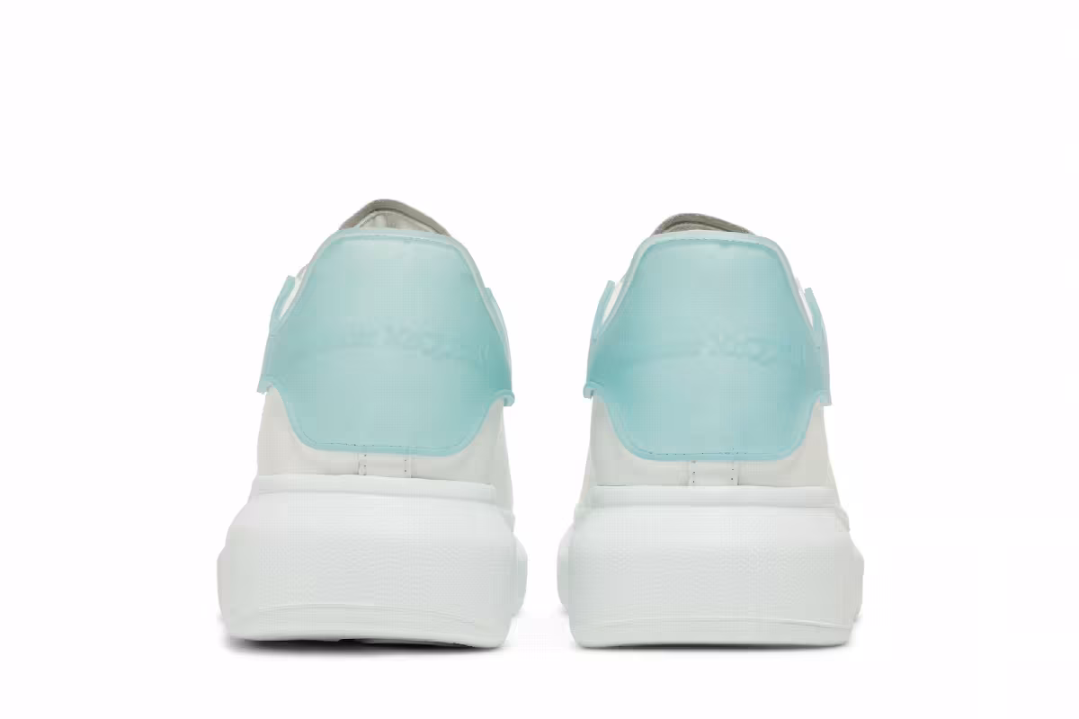 Alexander McQueen Oversized Sneaker White Blue, view 7