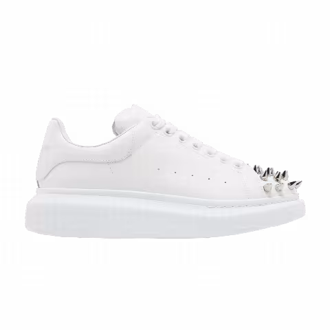 Alexander McQueen Oversized Sneaker 'Studded - White Silver'
