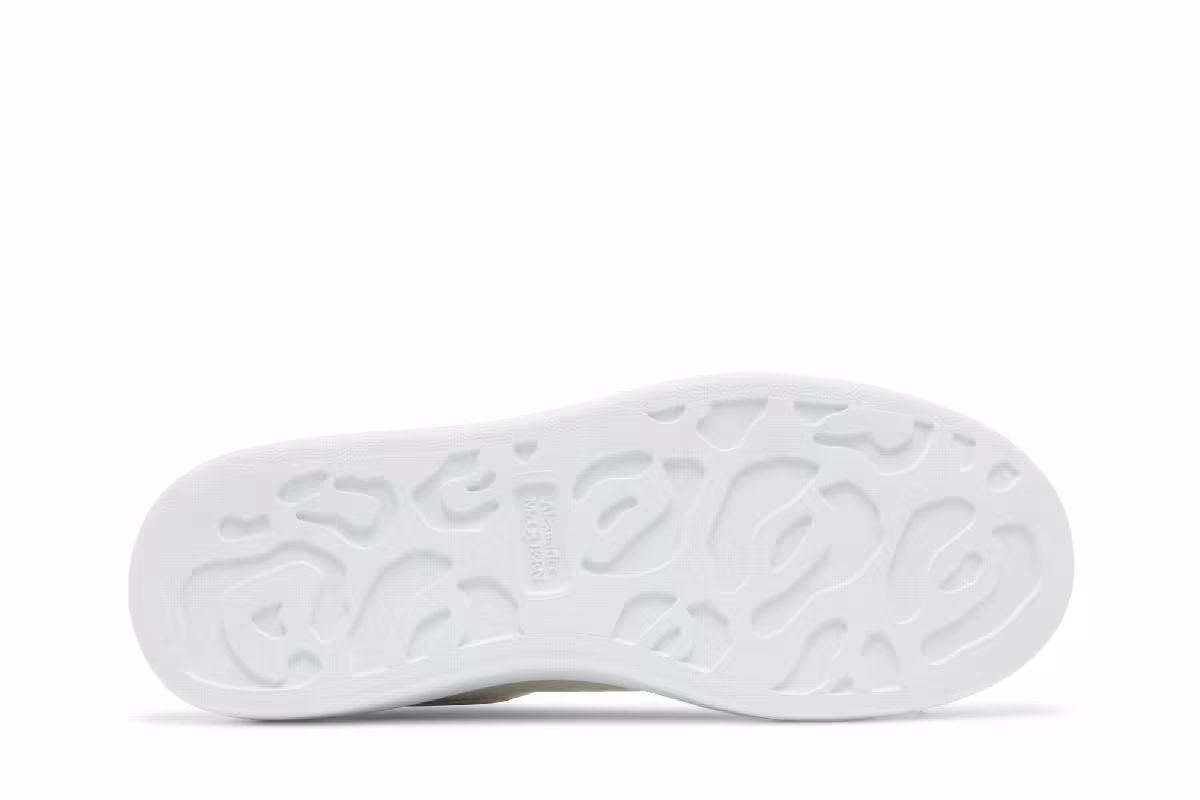 Alexander McQueen Oversized Sneaker Studded - White Silver, view 5