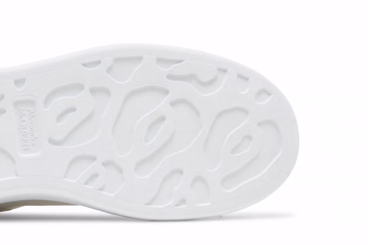 Alexander McQueen Oversized Sneaker Studded - White Silver, view 6