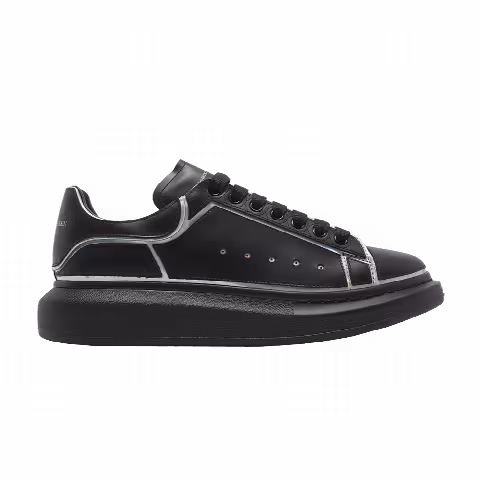 Alexander McQueen Oversized Sneaker 'Black Silver Holo'