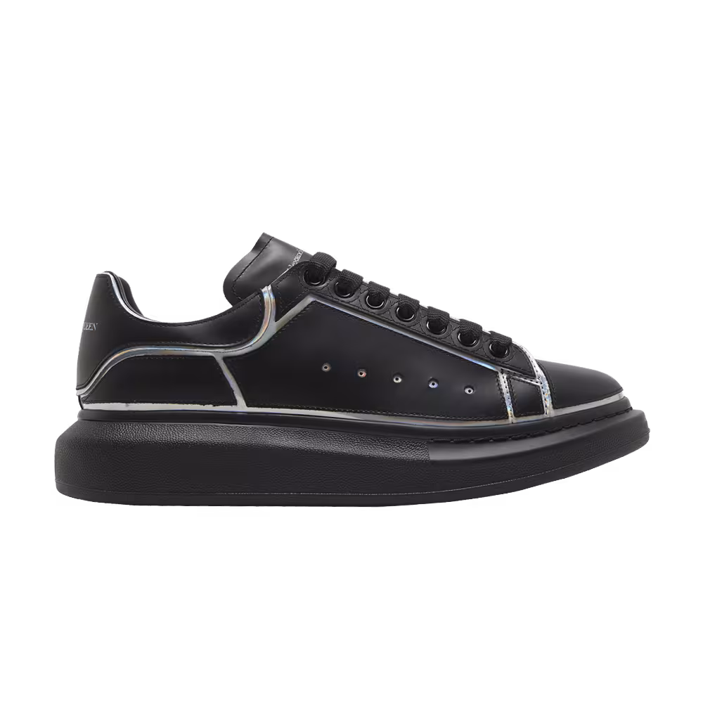 Alexander McQueen Oversized Sneaker Black Silver Holo