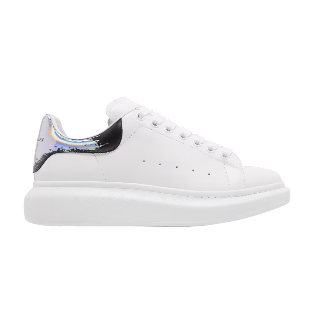 Alexander McQueen Oversized Sneaker White Silver
