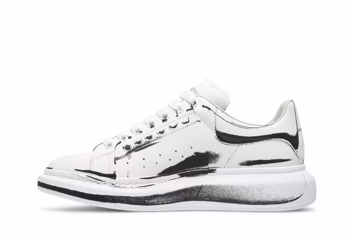 Alexander McQueen Oversized Sneaker Stamped - White, view 4