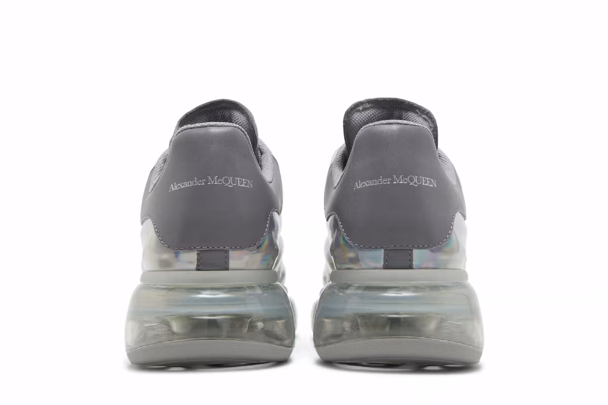 Alexander McQueen Oversized Sneaker Silver Iridescent, view 7