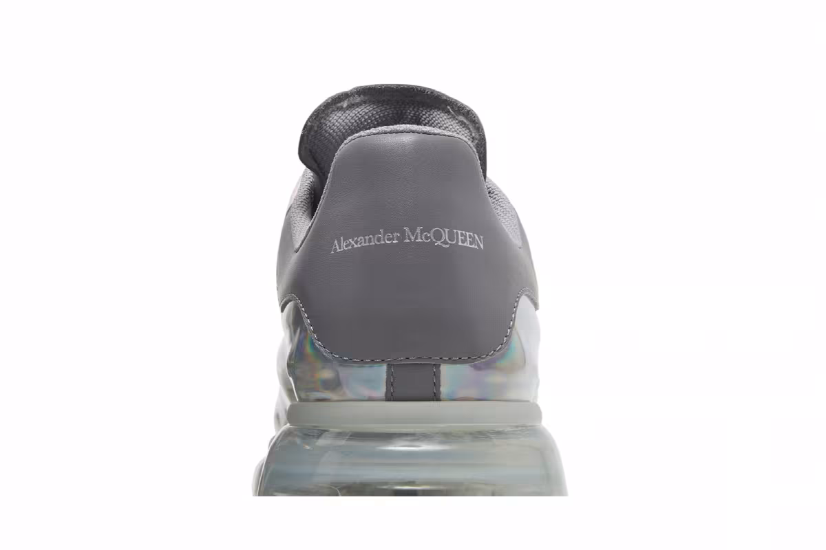 Alexander McQueen Oversized Sneaker Silver Iridescent, view 8