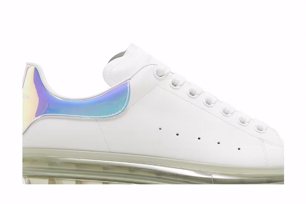 Alexander McQueen Oversized Sneaker Clear Sole - Iridescent, view 3