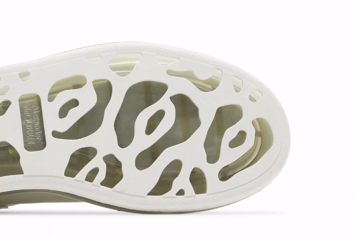 Alexander McQueen Oversized Sneaker Clear Sole - Iridescent, view 6