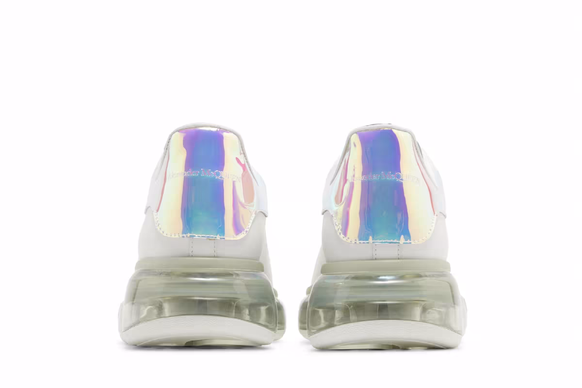 Alexander McQueen Oversized Sneaker Clear Sole - Iridescent, view 7