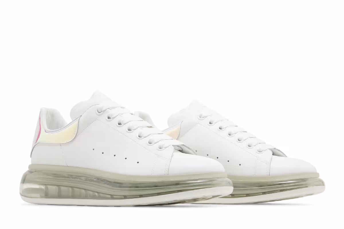 Alexander McQueen Oversized Sneaker Clear Sole - Iridescent, view 9