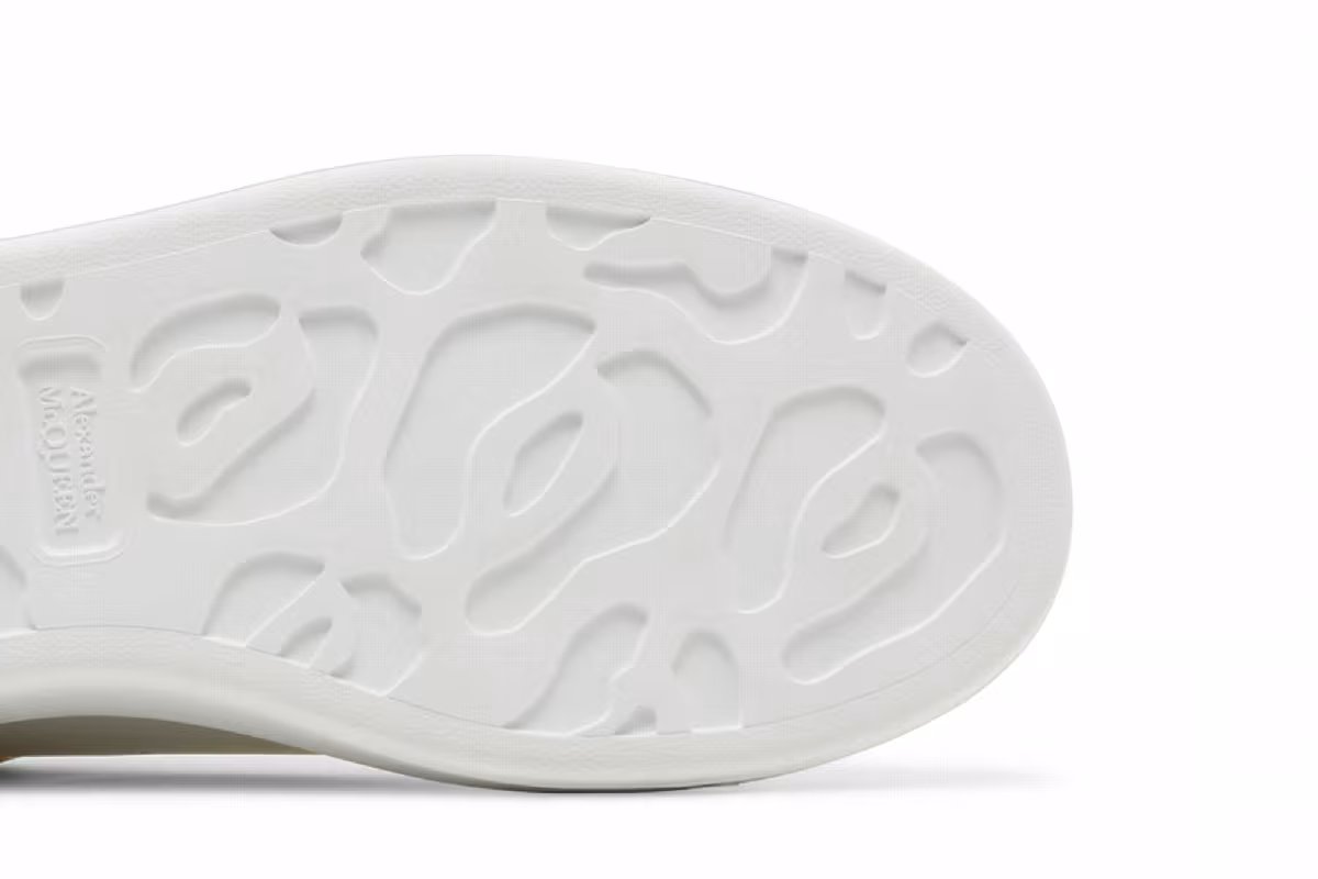 Alexander McQueen Oversized Sneaker White Yellow, view 6