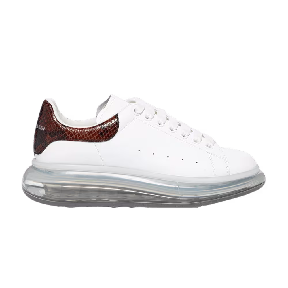 Alexander McQueen Oversized Sneaker Transparent Sole - Walnut Snakeskin