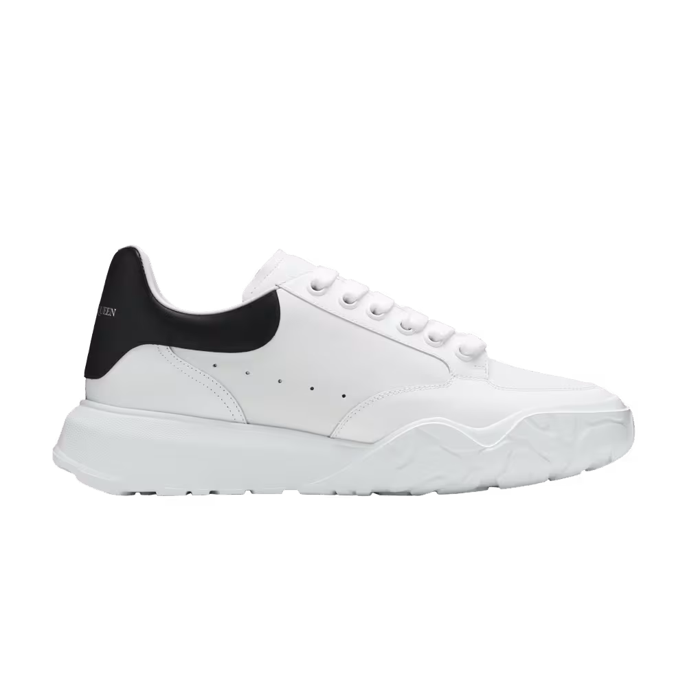 Alexander McQueen Oversized Court Trainer White Mix