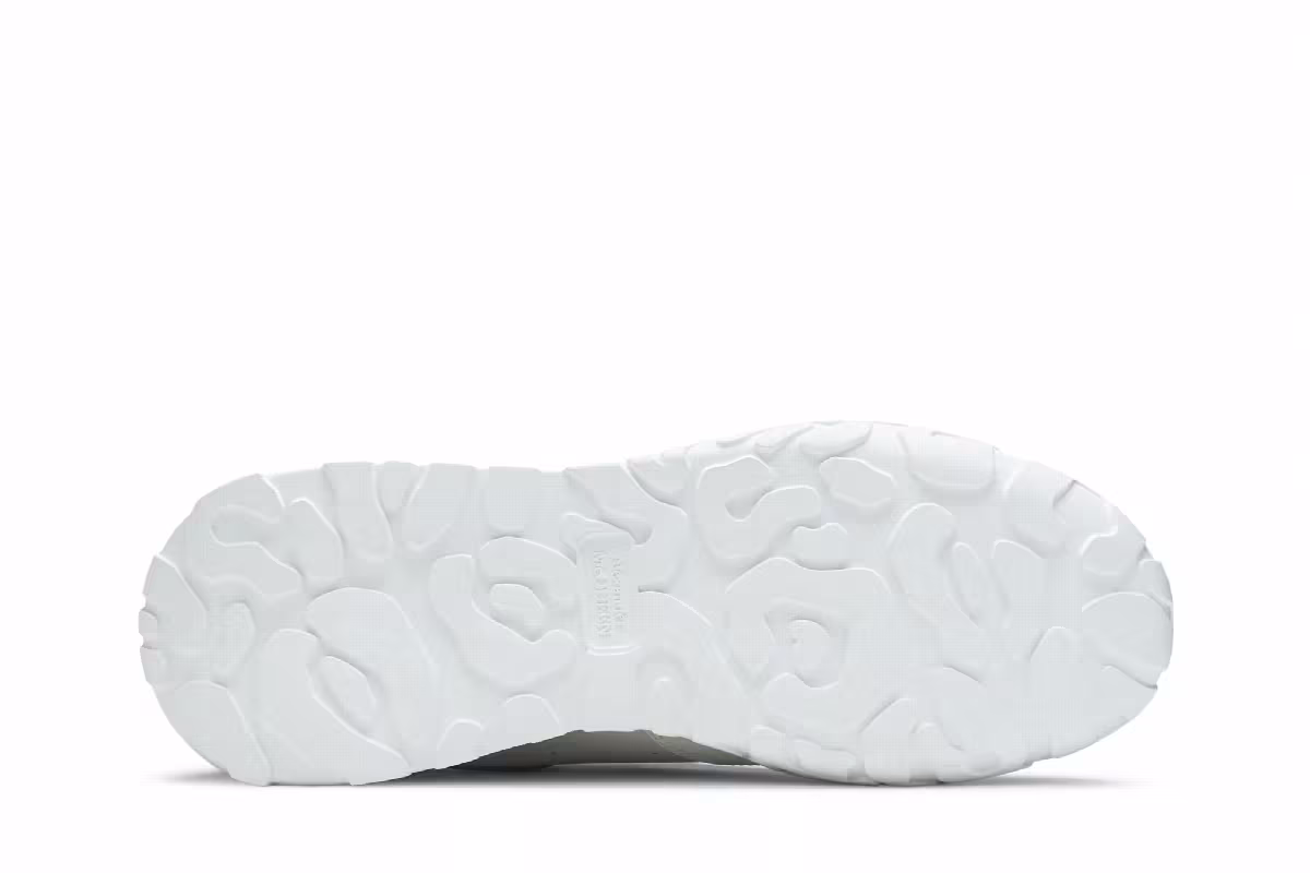 Alexander McQueen Oversized Court Trainer White Mix, view 5