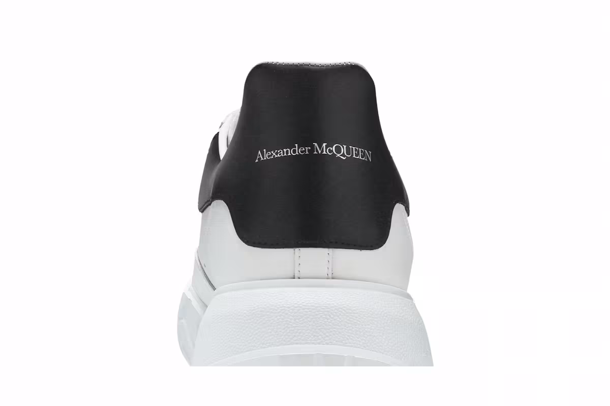 Alexander McQueen Oversized Court Trainer White Mix, view 8
