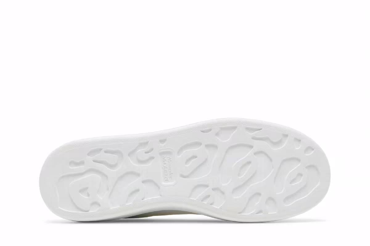 Alexander McQueen Oversized Sneaker White Reflex Print, view 5