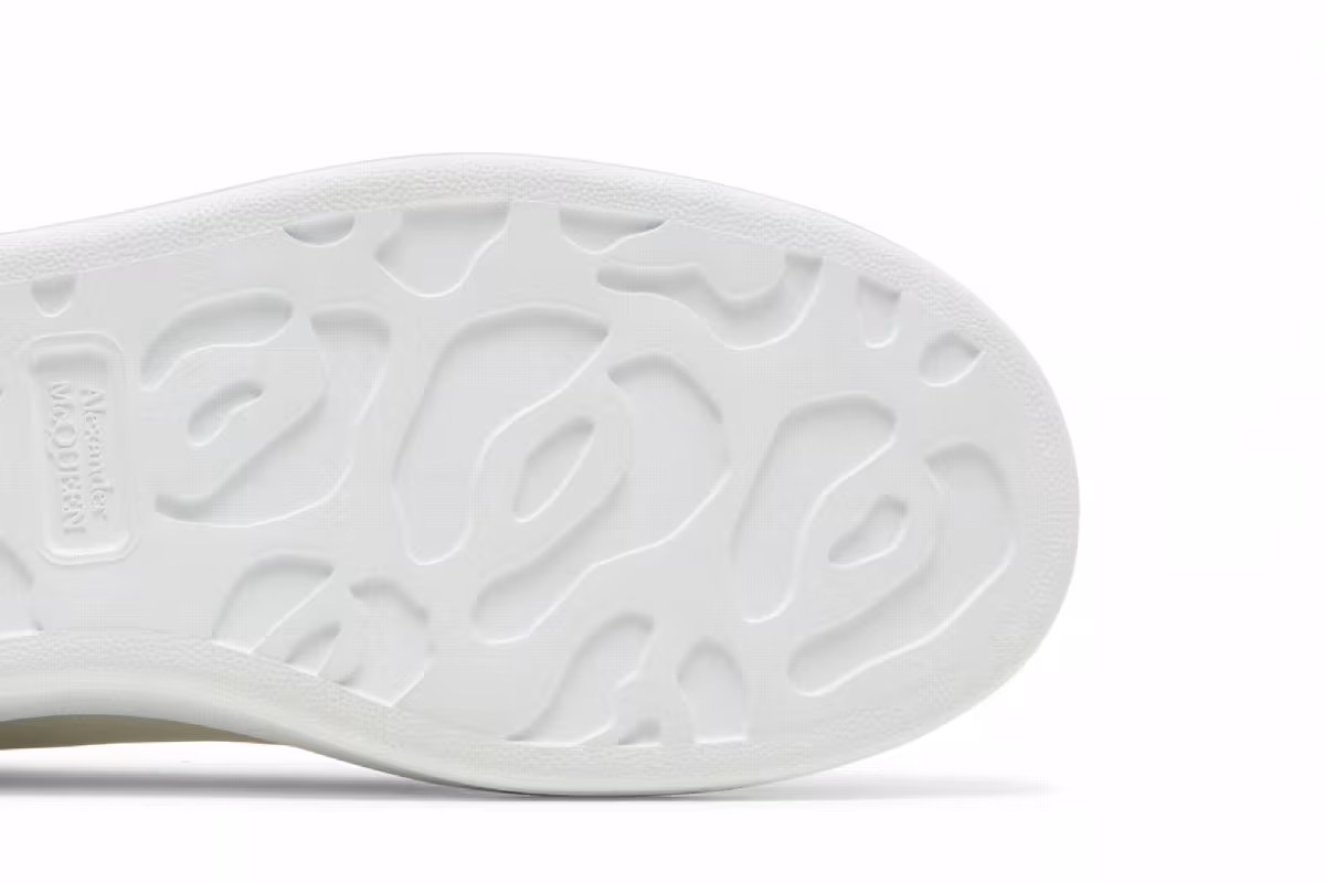 Alexander McQueen Oversized Sneaker White Reflex Print, view 6