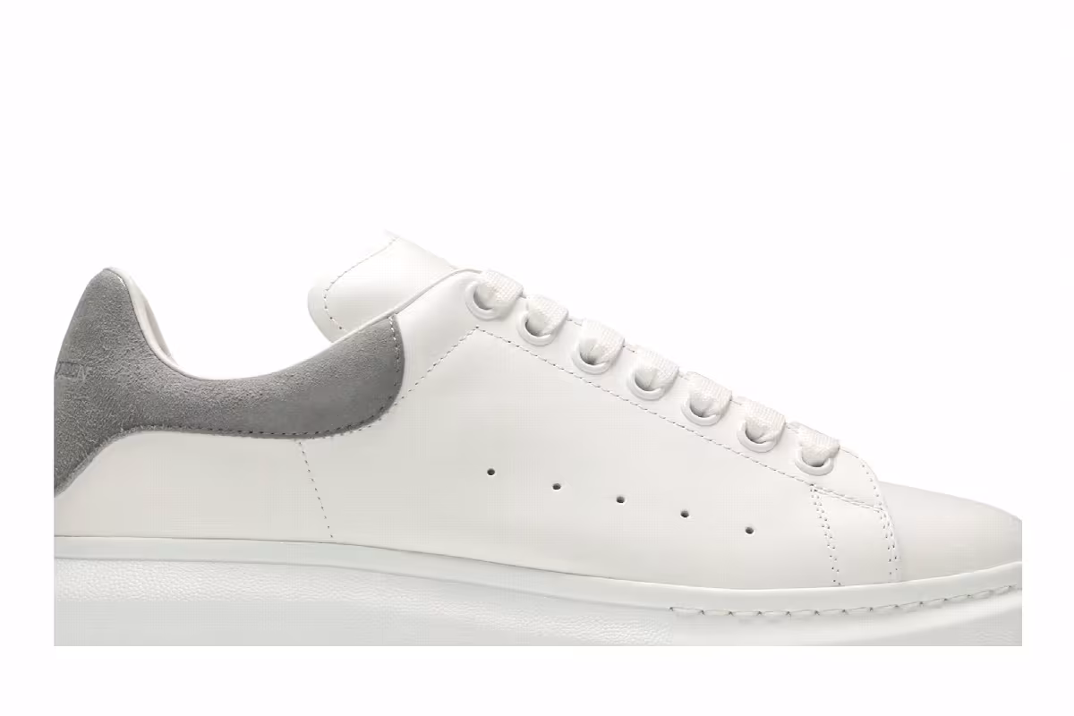 Alexander McQueen Oversized Sneaker White Iron, view 3