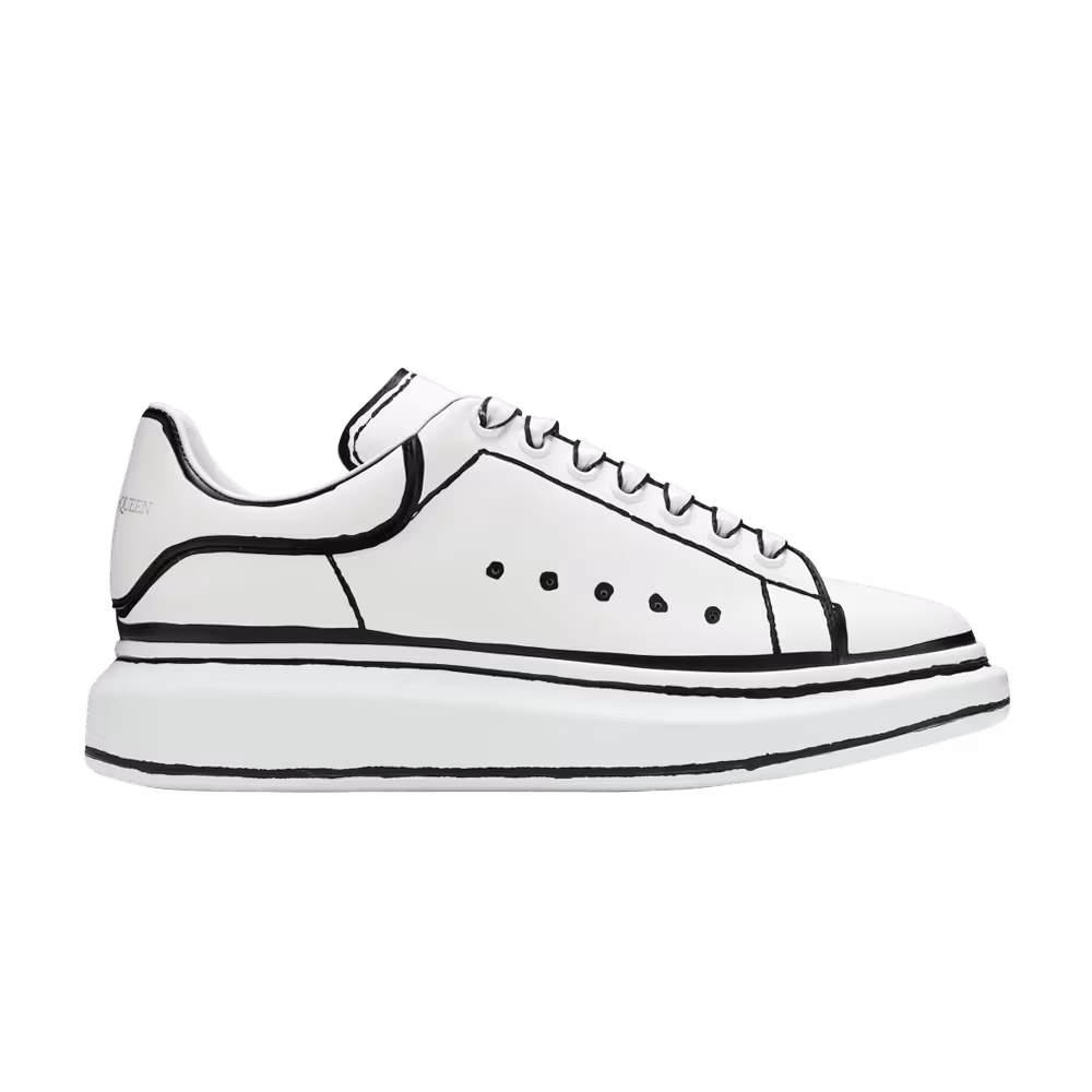 Alexander McQueen Oversized Sneaker White Black