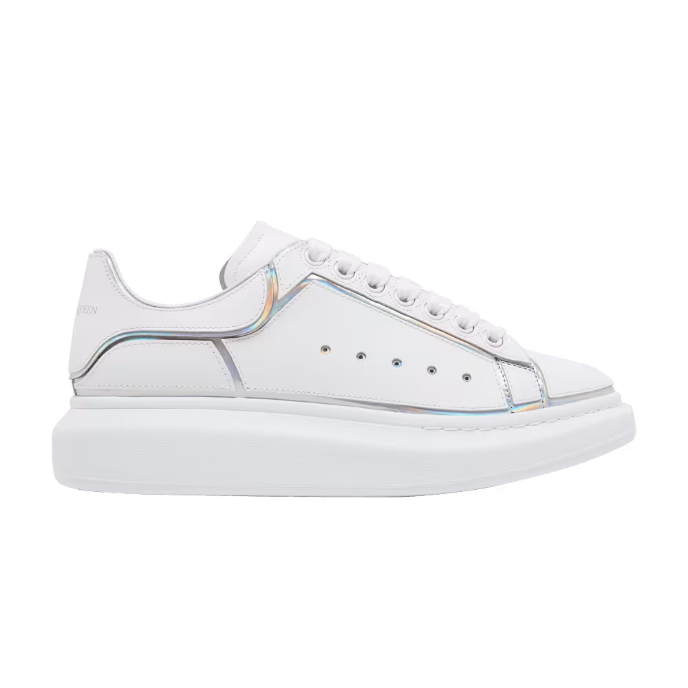 Alexander McQueen Oversized Sneaker White Silver