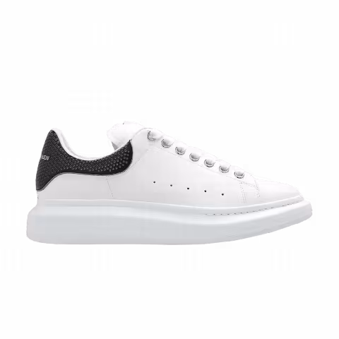 Alexander McQueen Oversized Sneaker 'White Black Perforated Heel'