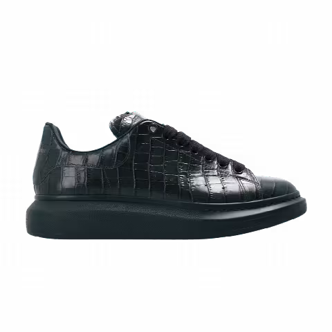 Alexander McQueen Oversized Sneaker 'Deep Green Croc Embossed'