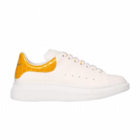 Alexander McQueen Oversized Sneaker 'Pop Yellow Crocodile'