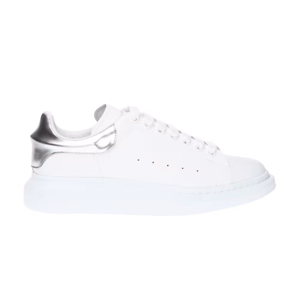 Alexander McQueen Oversized Sneaker White Silver