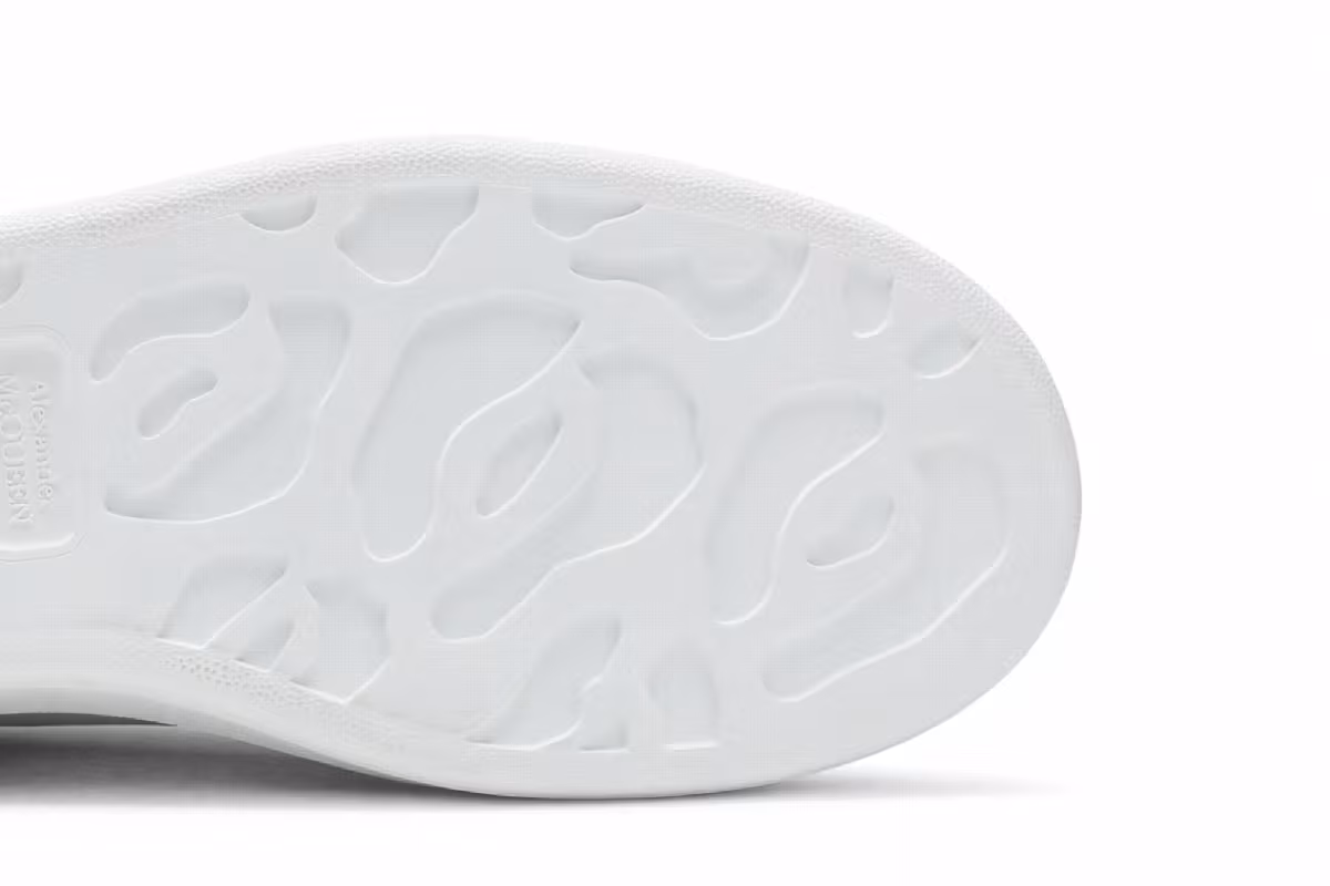 Alexander McQueen Oversized Sneaker White Iridescent, view 6