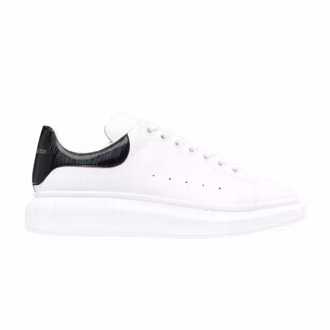 Alexander McQueen Oversized Sneaker 'White Black Iridescent'