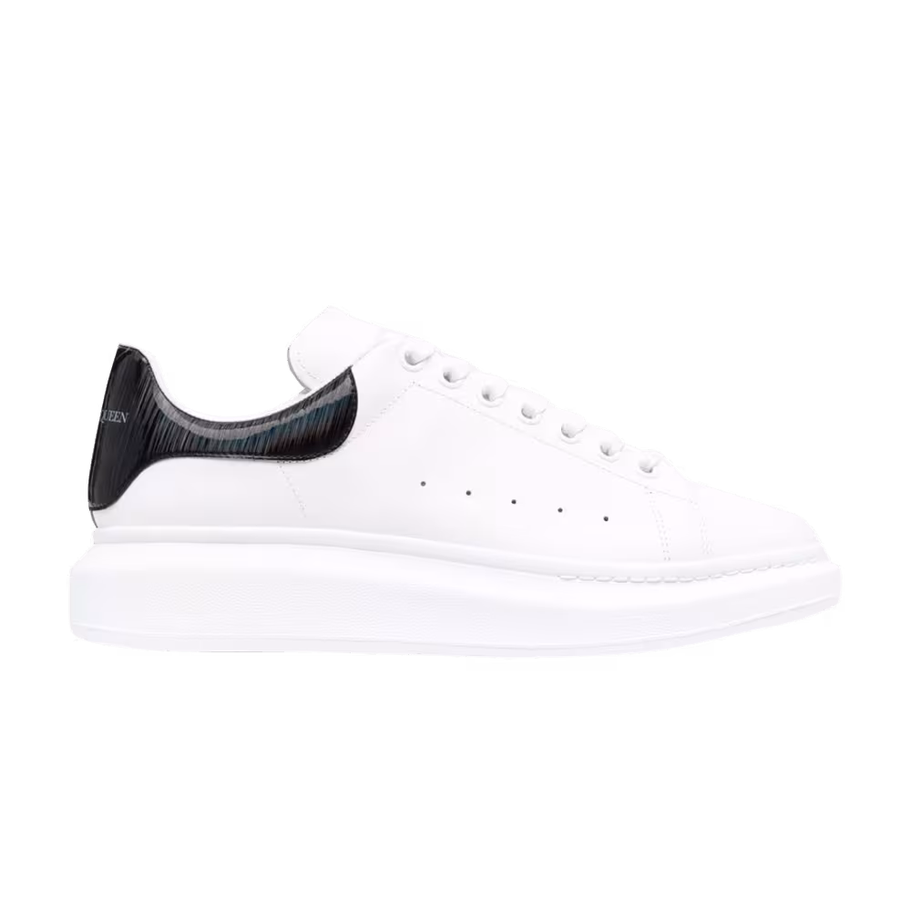 Alexander McQueen Oversized Sneaker White Black Iridescent