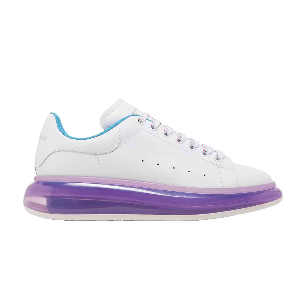 Alexander McQueen Oversized Sneaker Transparent Sole - White Purple
