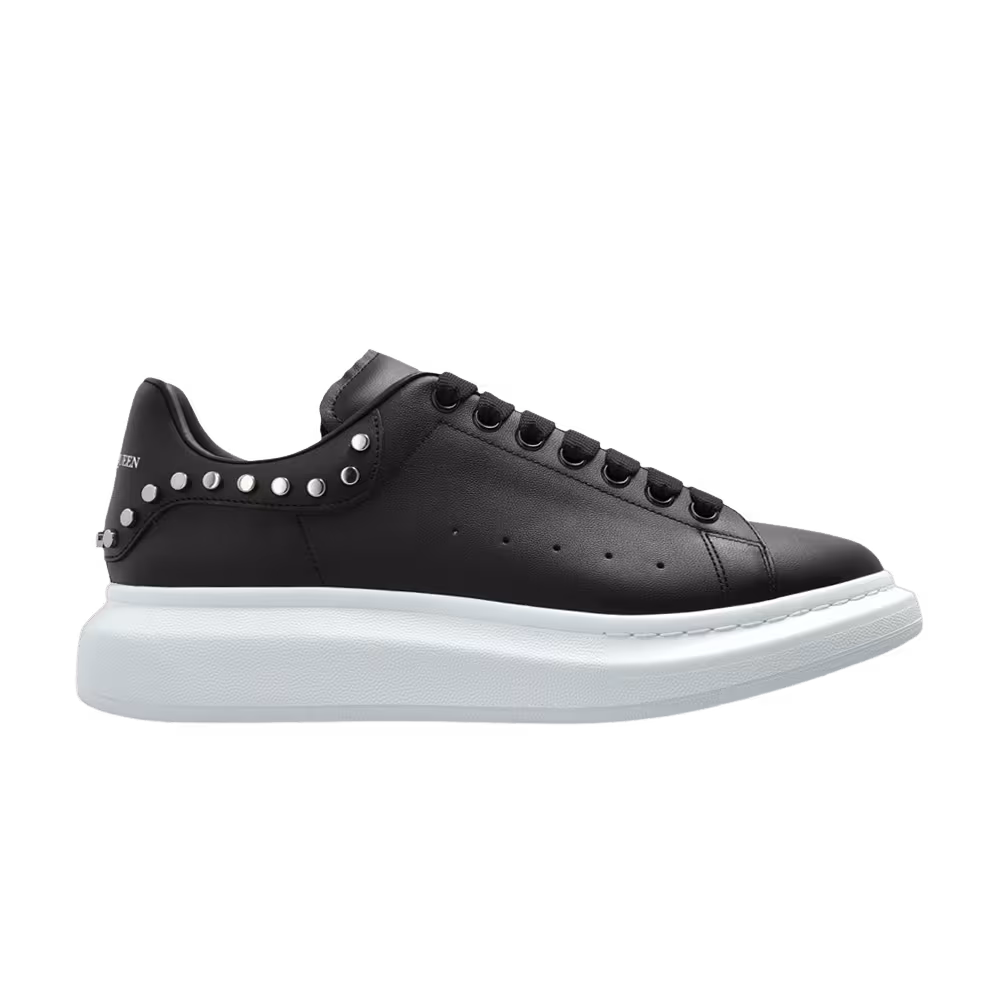 Alexander McQueen Oversized Sneaker Black White Studs