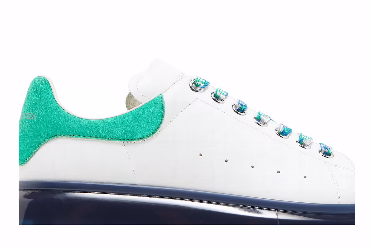 Alexander McQueen Oversized Sneaker Translucent Green, view 3