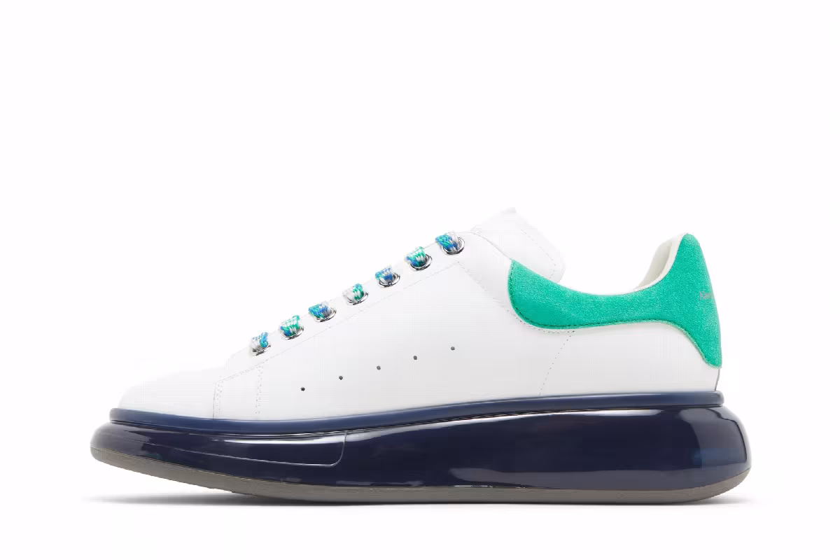 Alexander McQueen Oversized Sneaker Translucent Green, view 4