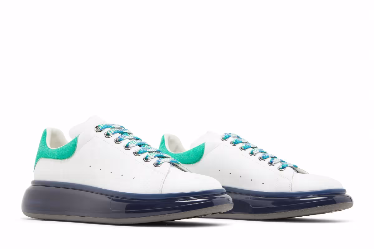 Alexander McQueen Oversized Sneaker Translucent Green, view 9