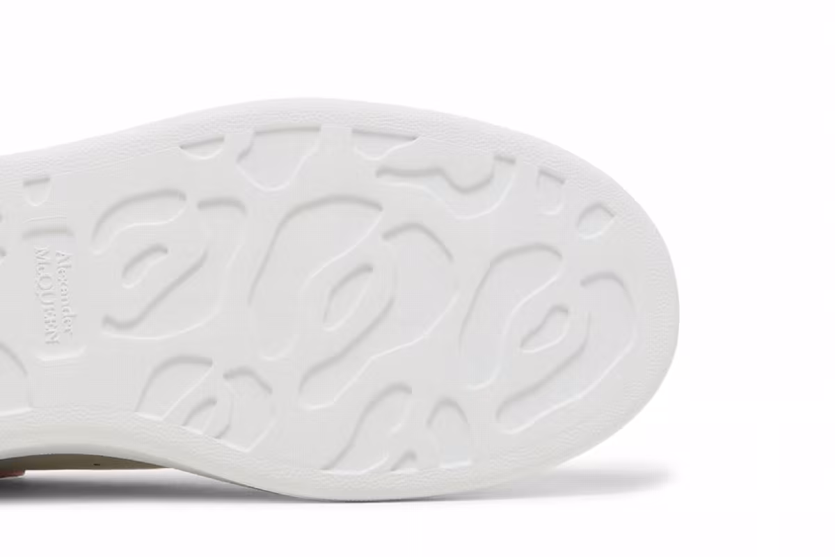 Alexander McQueen Oversized Sneaker White Pink, view 6