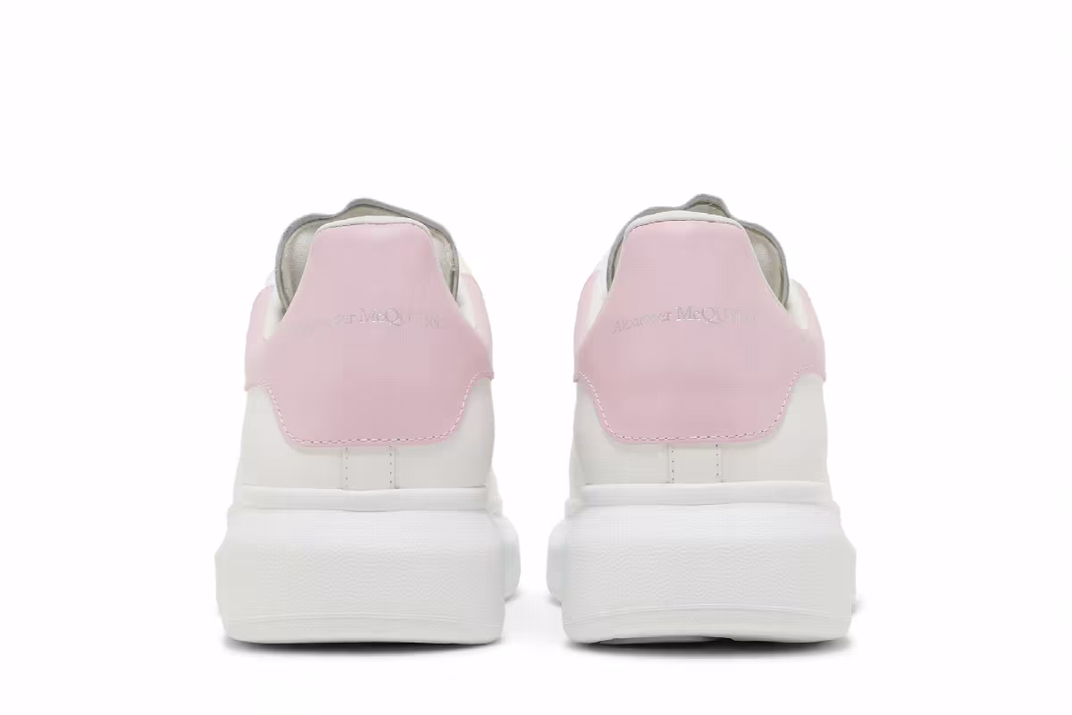 Alexander McQueen Oversized Sneaker White Pink, view 7