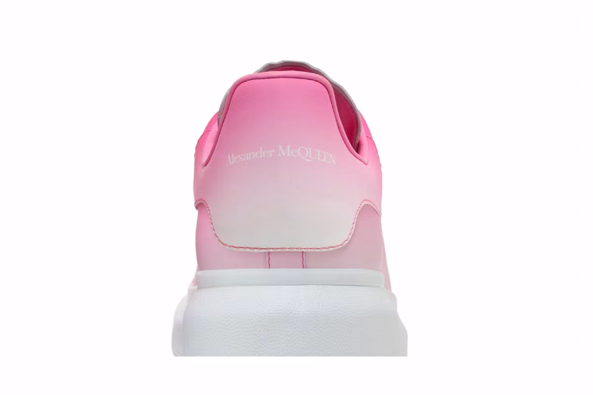 Alexander McQueen Oversized Sneaker Sugar Pink Gradient, view 8