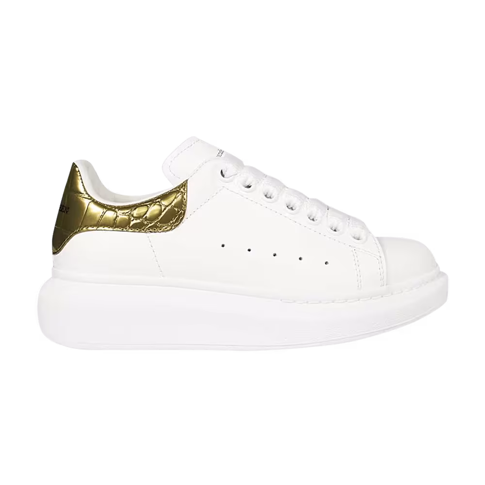 Alexander McQueen Oversized Sneaker Gold Crocodile