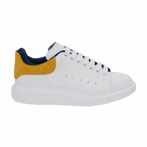 Alexander McQueen Oversized Sneaker 'White Pop Yellow Navy'