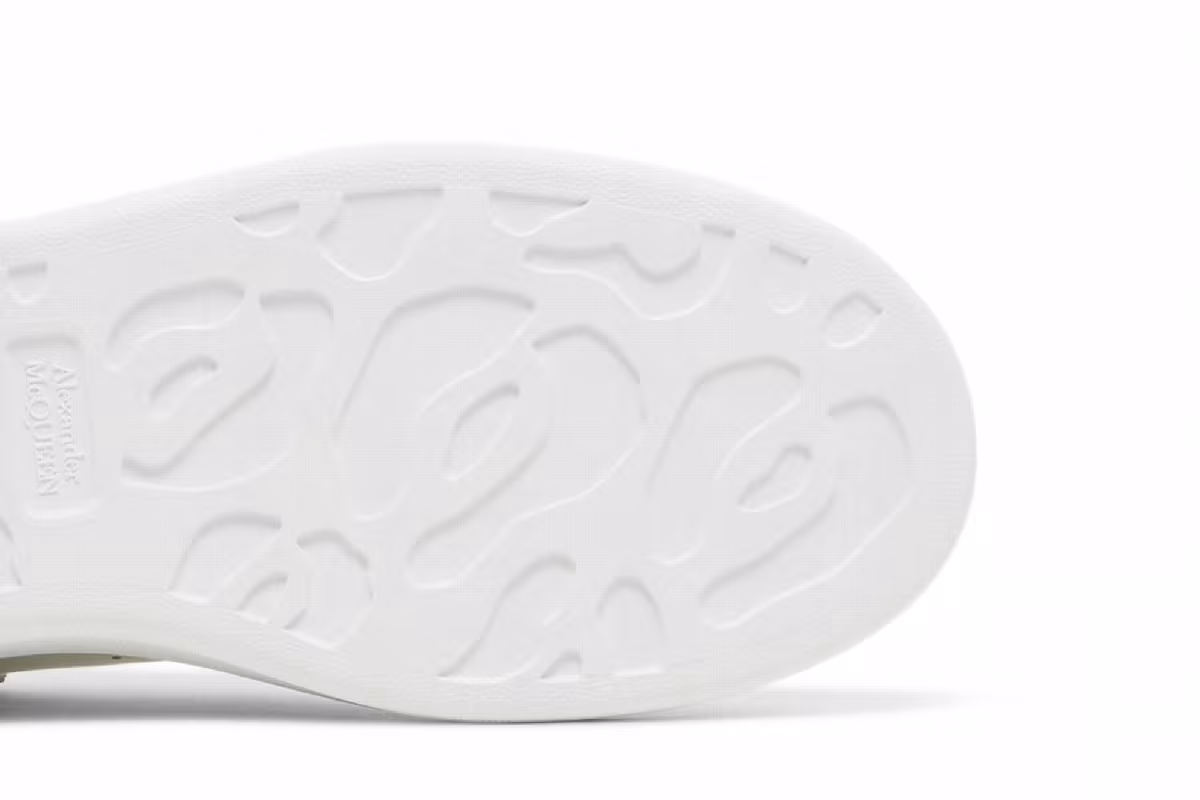 Alexander McQueen Oversized Sneaker White Marble, view 6
