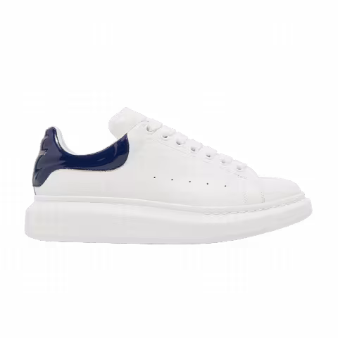 Alexander McQueen Oversized Sneaker 'White Navy Patent'