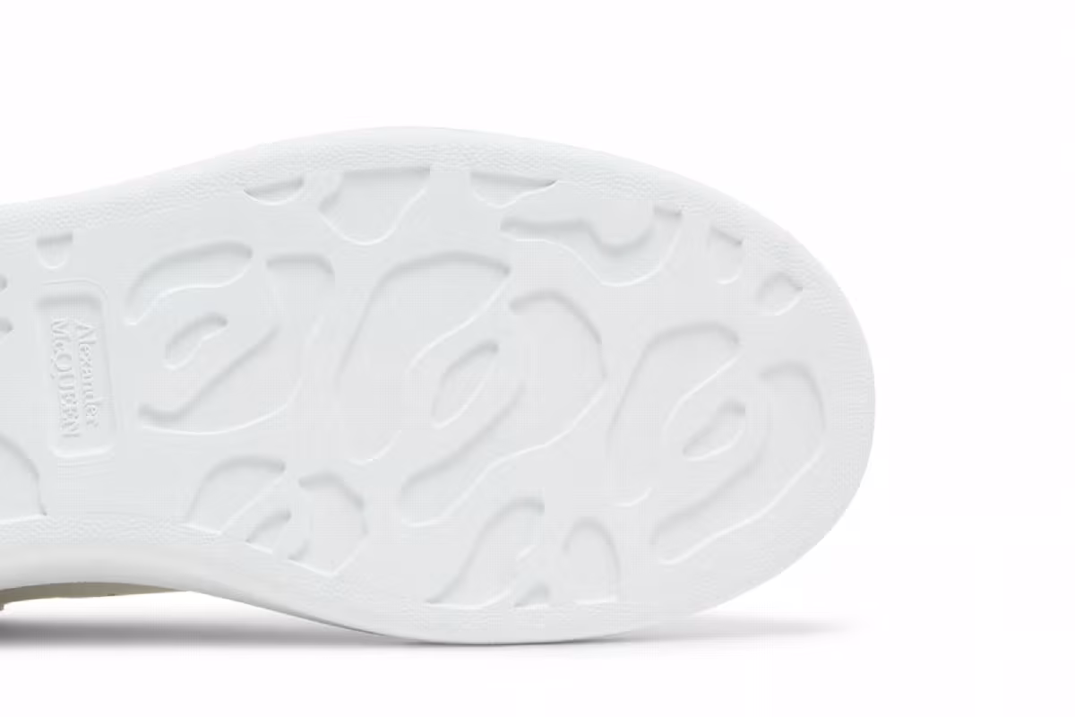 Alexander McQueen Oversized Sneaker White Light Grey, view 6