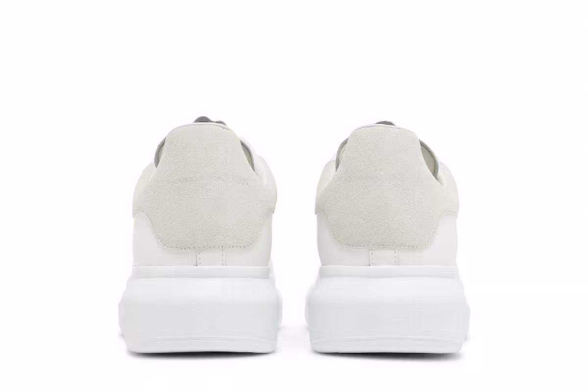 Alexander McQueen Oversized Sneaker White Light Grey, view 7