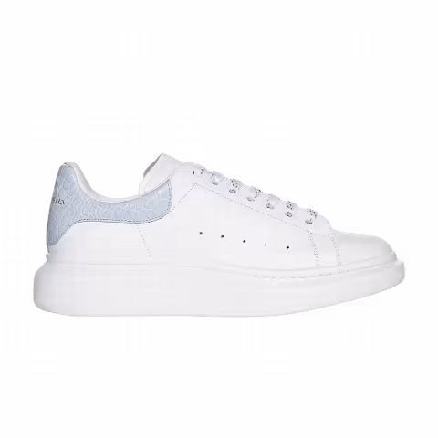 Alexander McQueen Oversized Sneaker 'White Light Blue Crocodile'