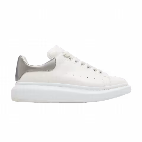 Alexander McQueen Oversized Sneaker 'White Metallic Platinum'