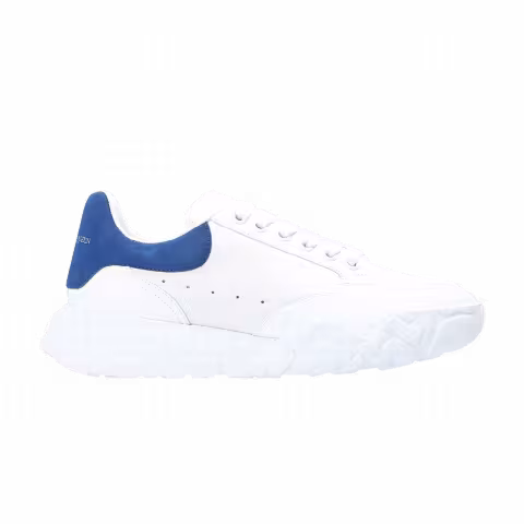 Alexander McQueen Oversized Court Trainer 'White Blue'