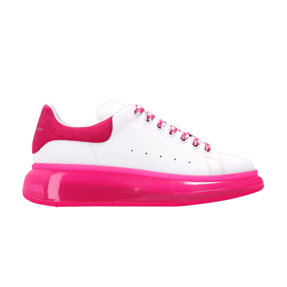 Alexander McQueen Oversized Sneaker White Shock Pink